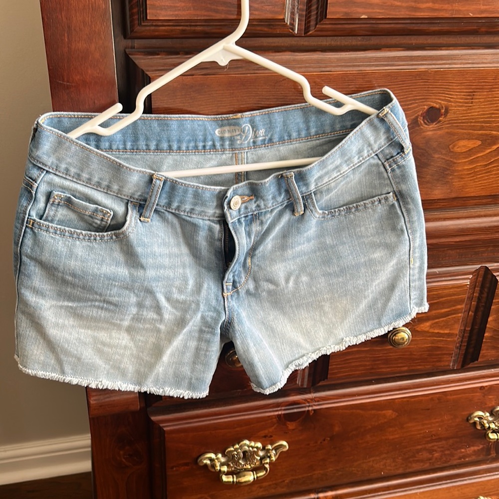 Denim shorts